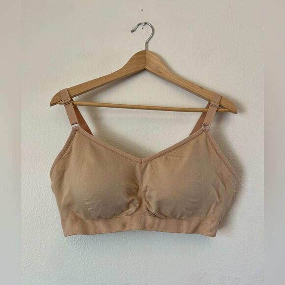 Knix Good To Go Seamless Bra in Warm Sand NWT - Picture 2 of 7